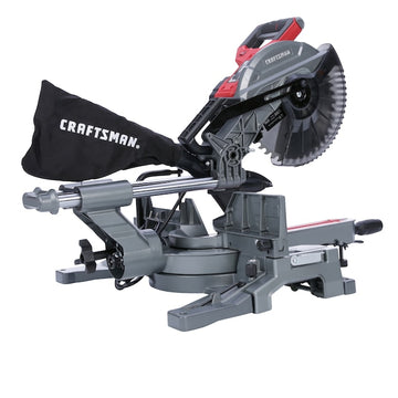 CRAFTSMAN 10-in 15 Amps Single Bevel Sliding Corded Miter Saw